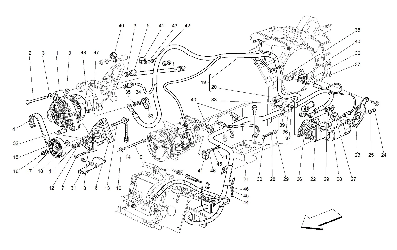 Current Generator - Starting Motor