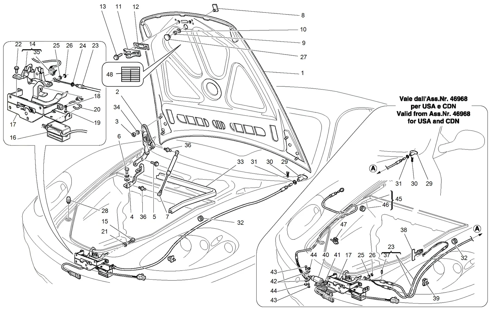 Front Hood And Opening Device