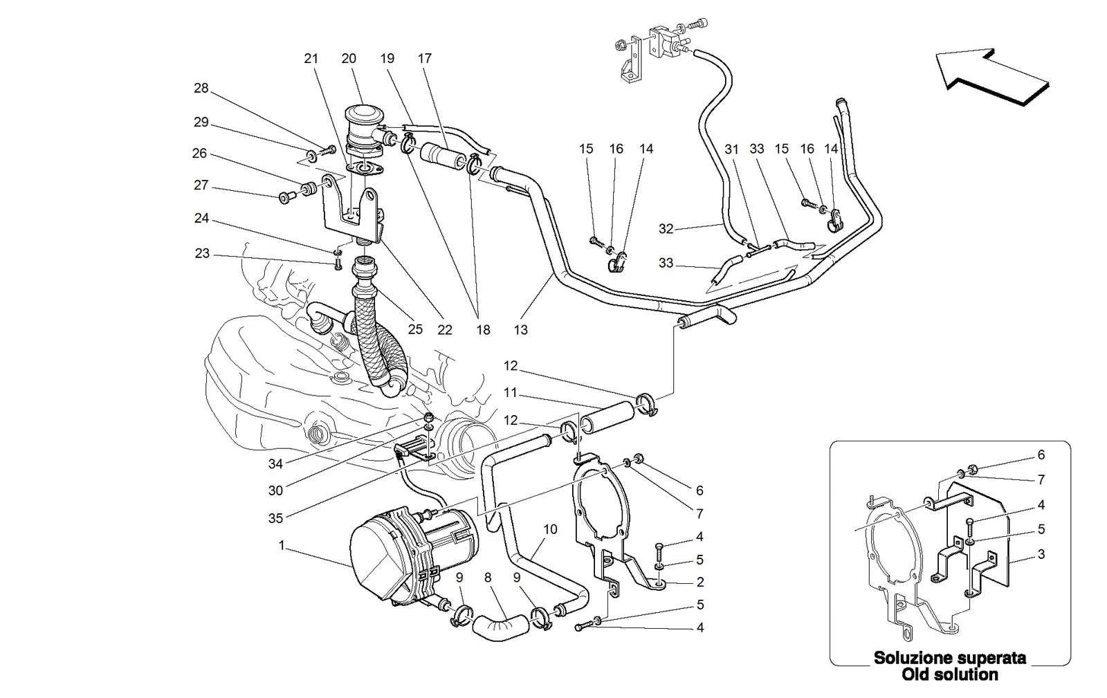 Secondary Air System -Valid For Usa My 2000,2001, 2002,2003,2004