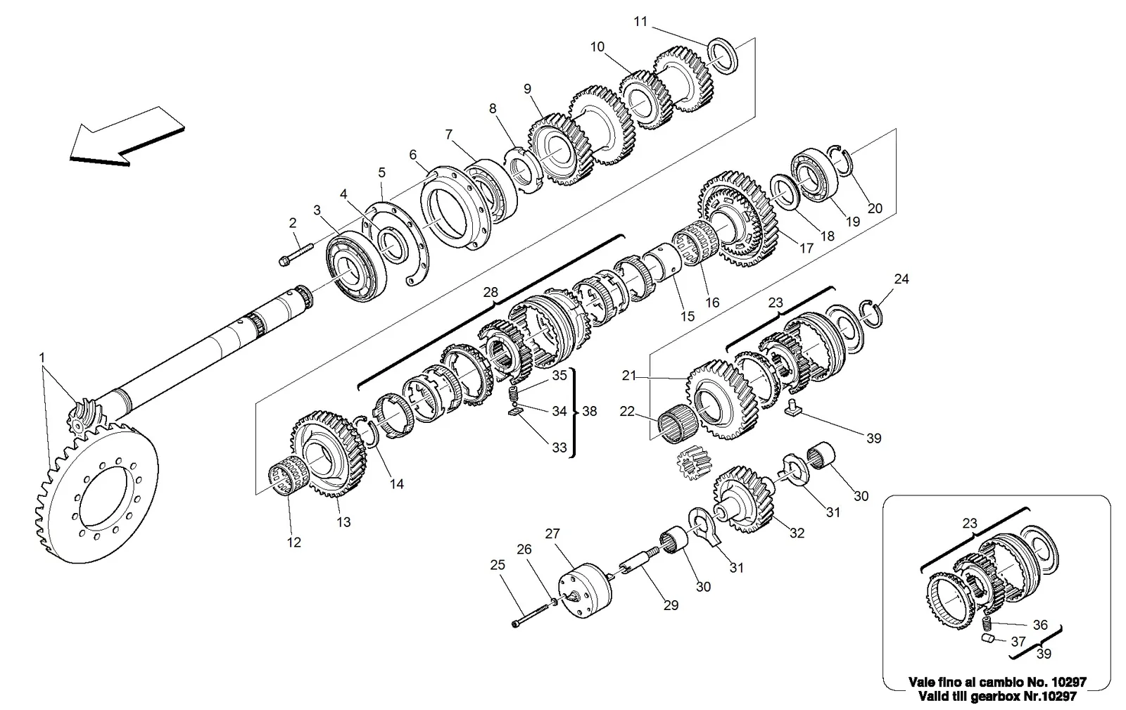 Lay Shaft Gears