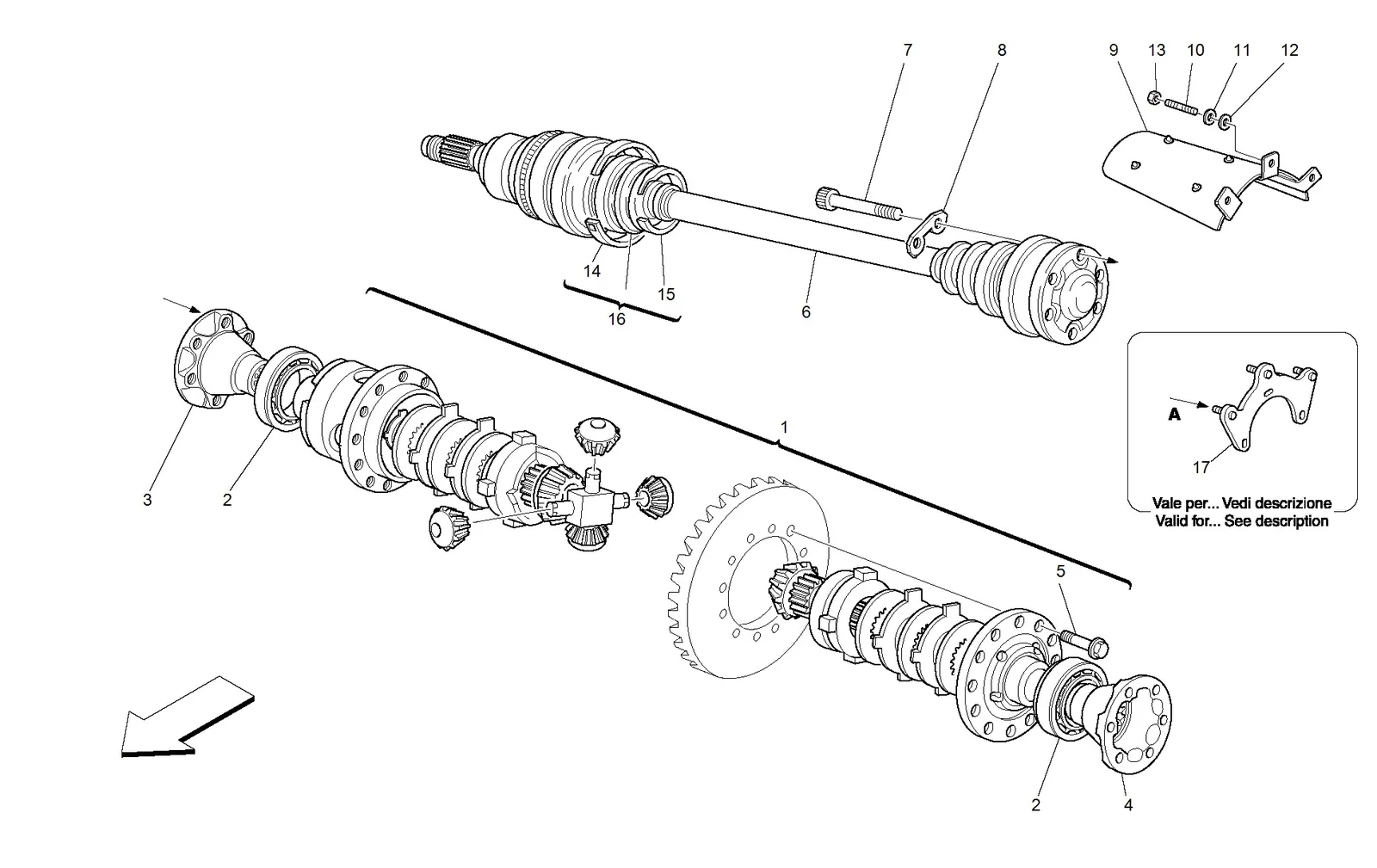Differential And Axle Shaft