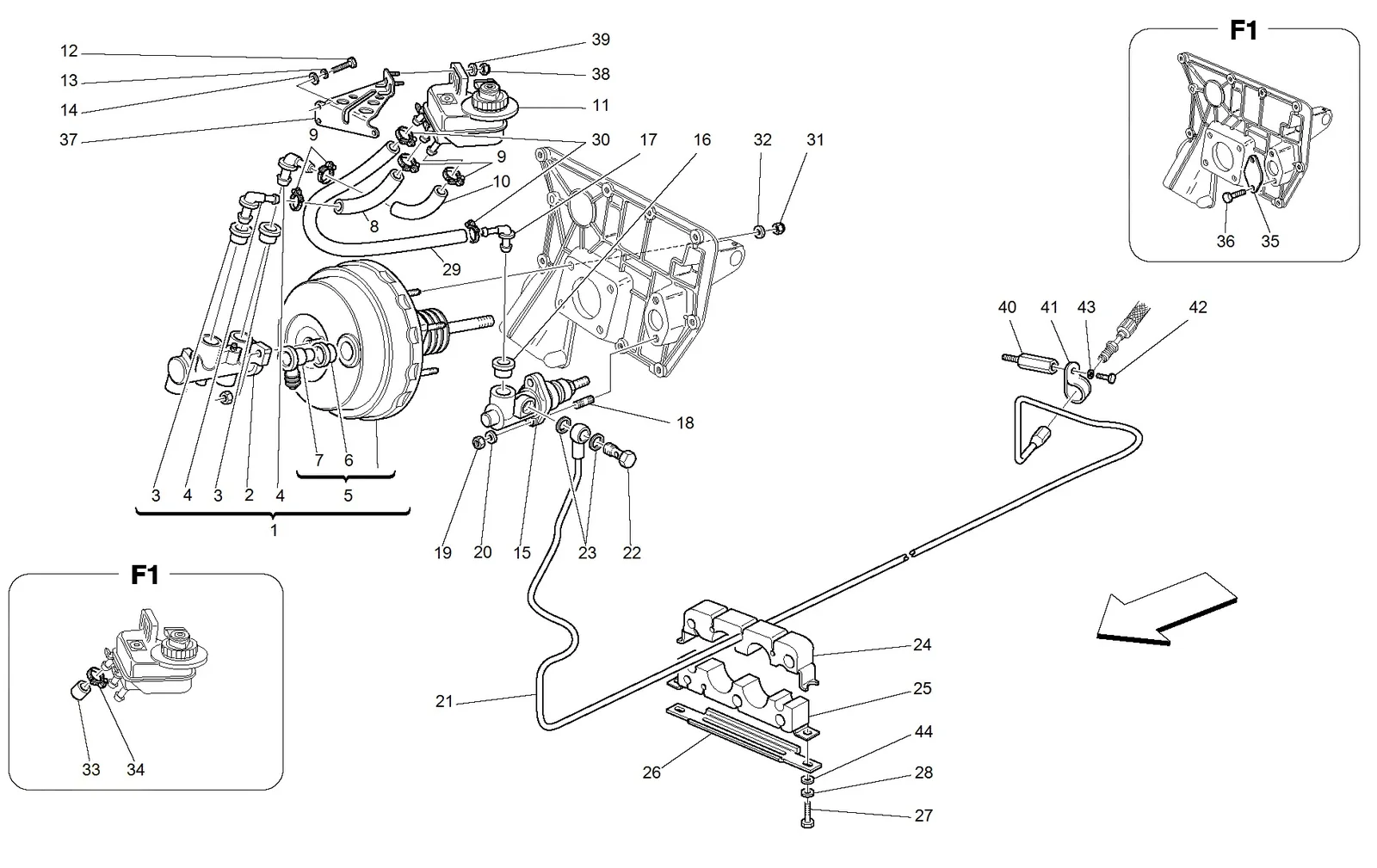 Brakes And Clutch Hydraulic Controls -Valid For Gd-