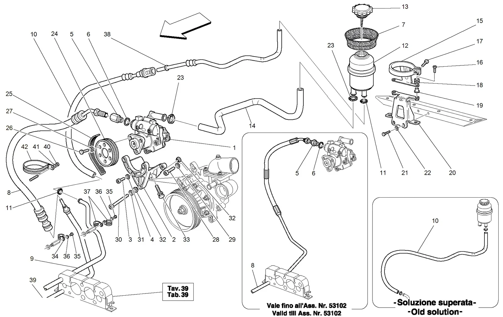 Hydraulic Steering Pump And Tank
