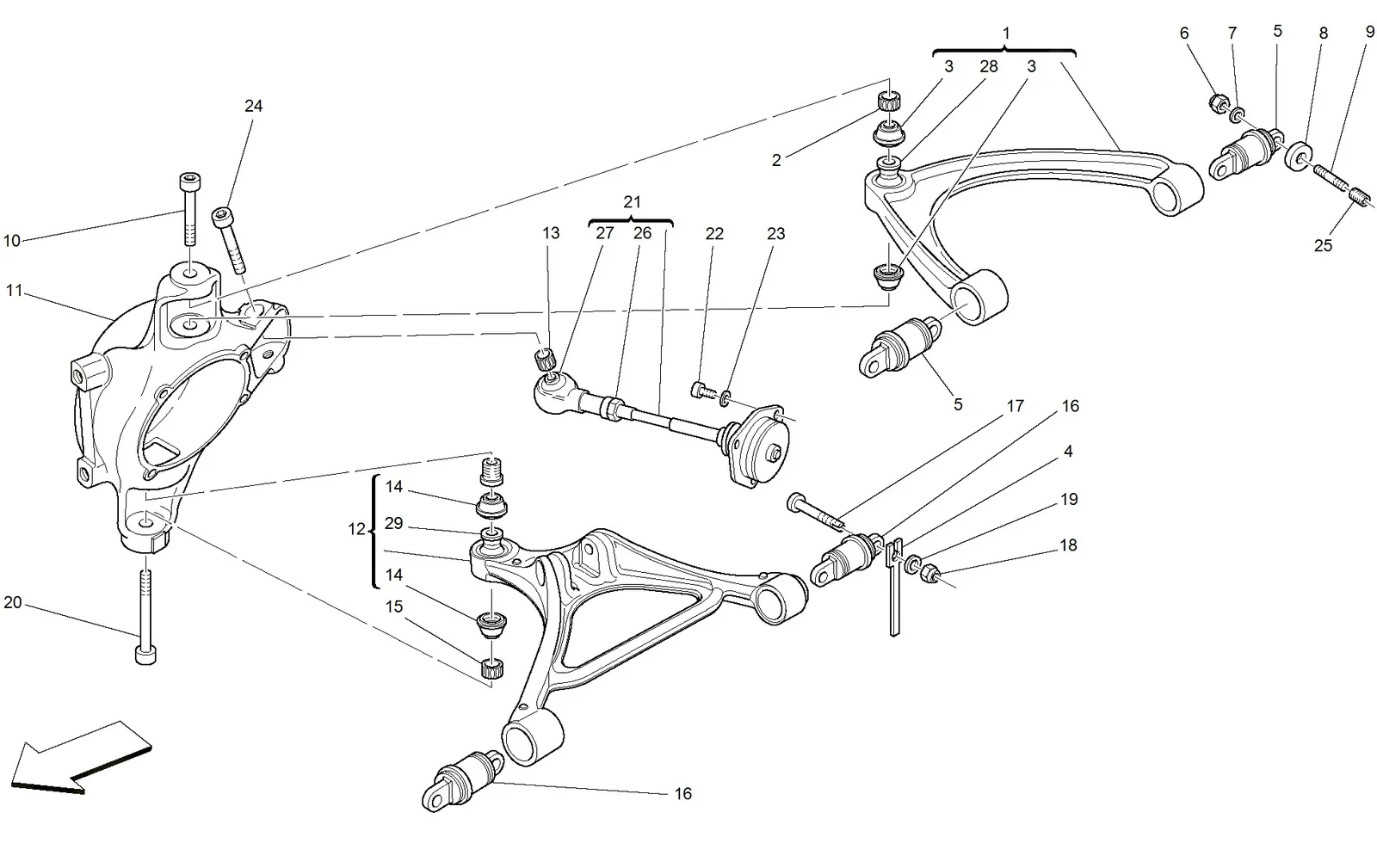 Rear Suspension - Wishbones