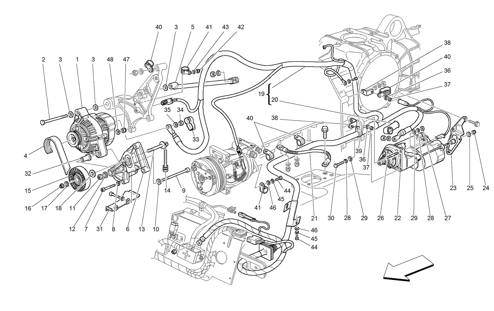 Current Generator - Starting Motor