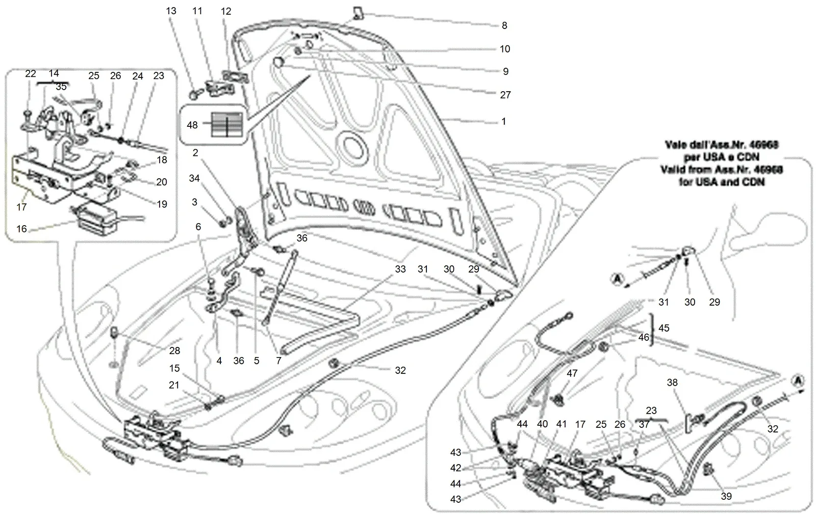Front Hood And Opening Device