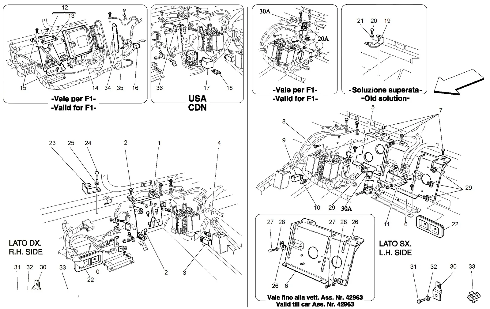 Rear Passengers Compartment Control Stations