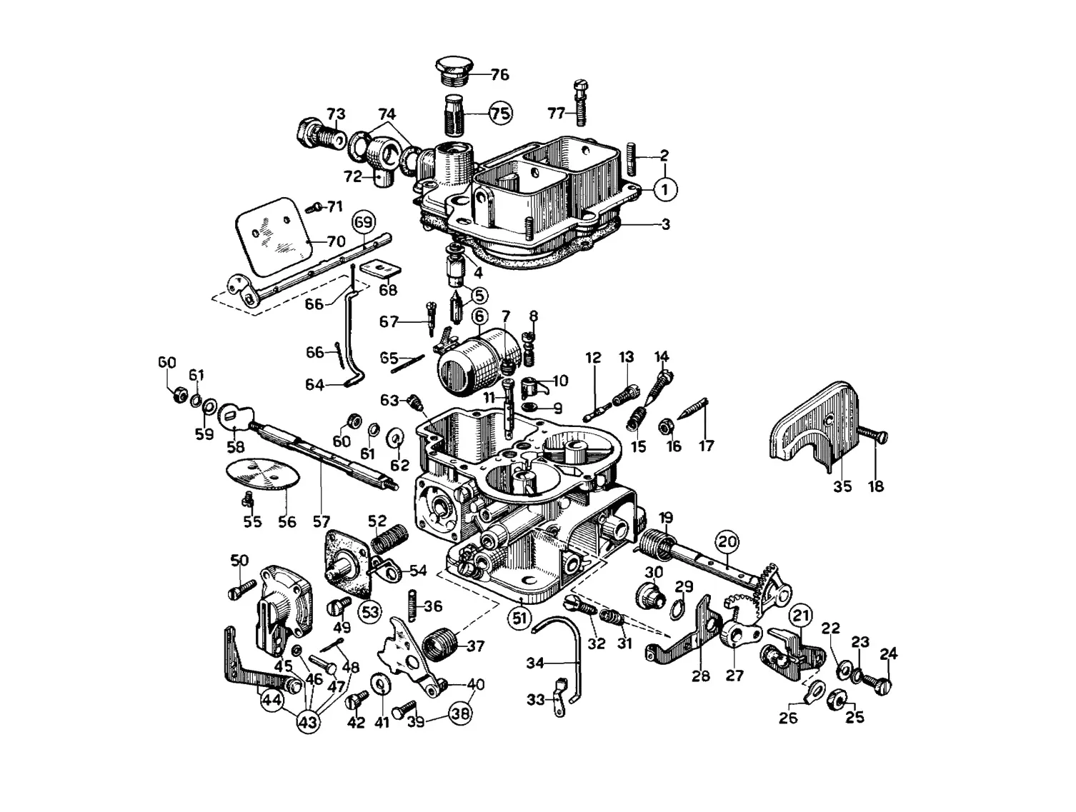 Weber Carburettor (40 DFI/5)