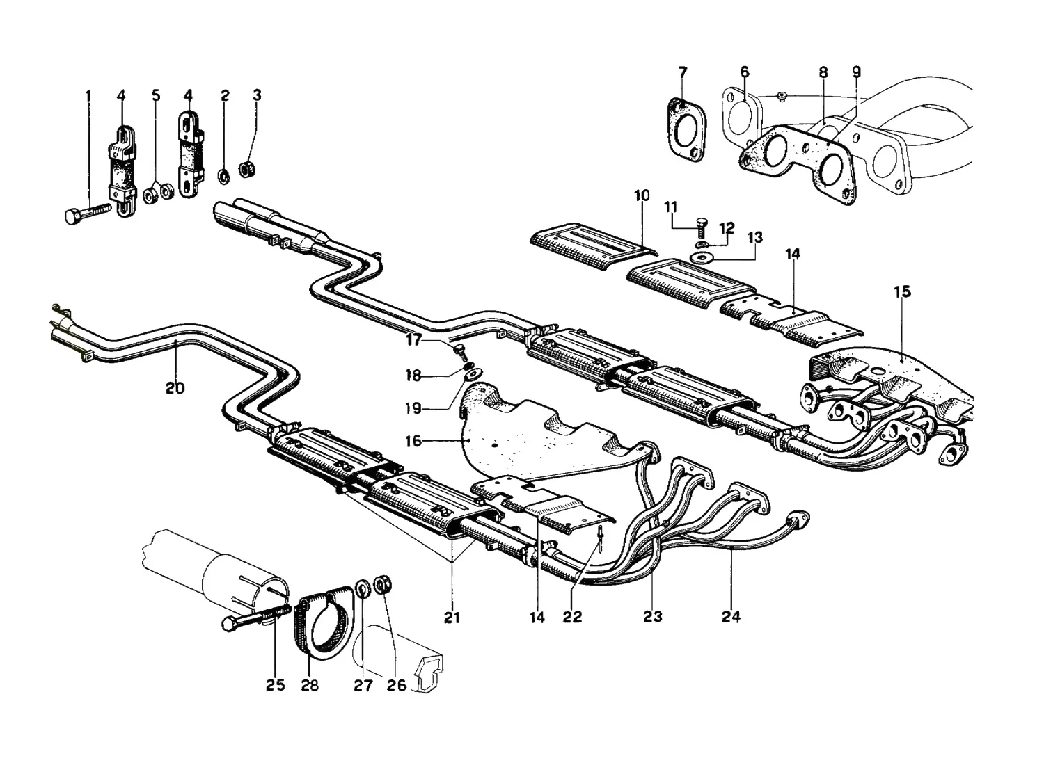 Exhaust Pipes Assembly