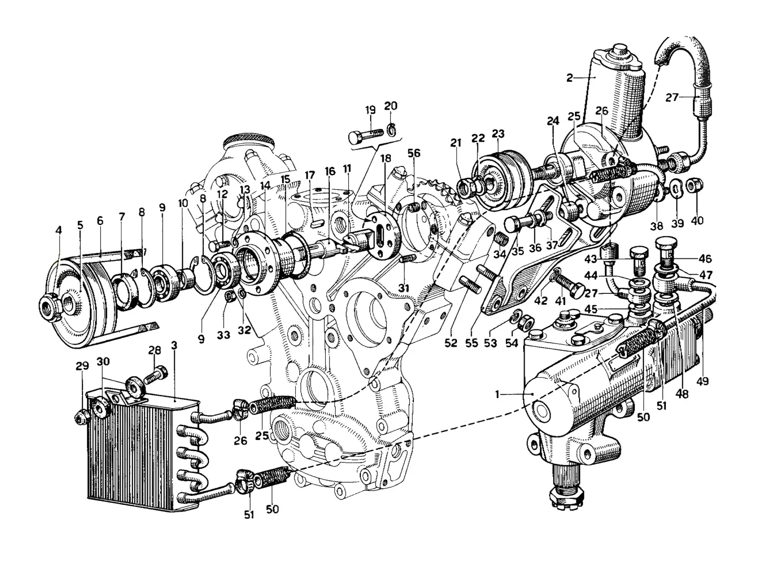 Hydraulic Steering Pump & Controls