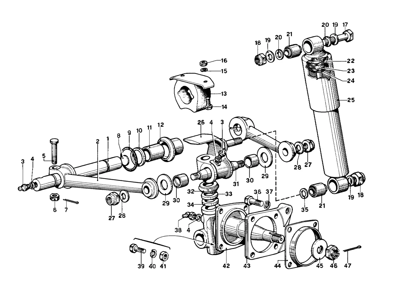 Front Wheel Suspension - Upper Arms