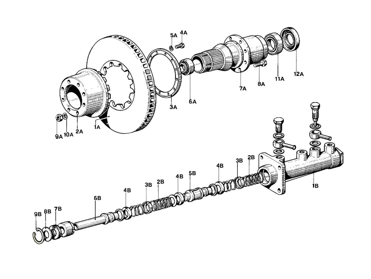 Front Brake Disc & Master-Cylinder