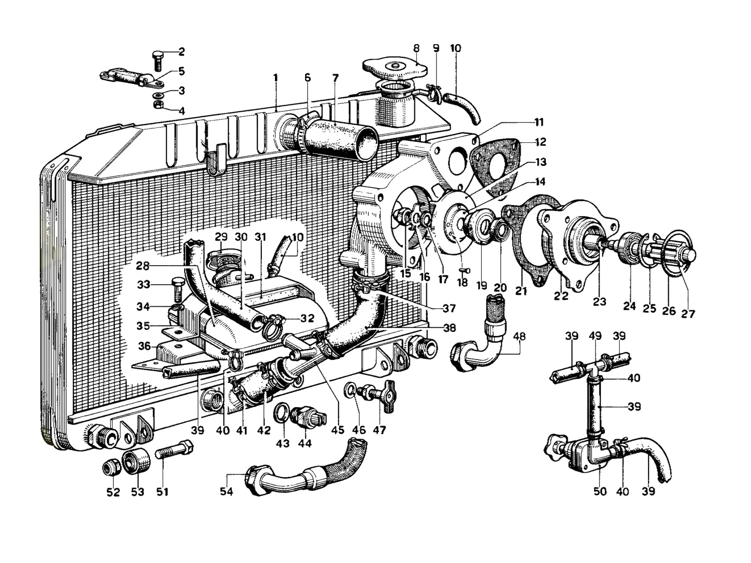 Radiator & Water Pump