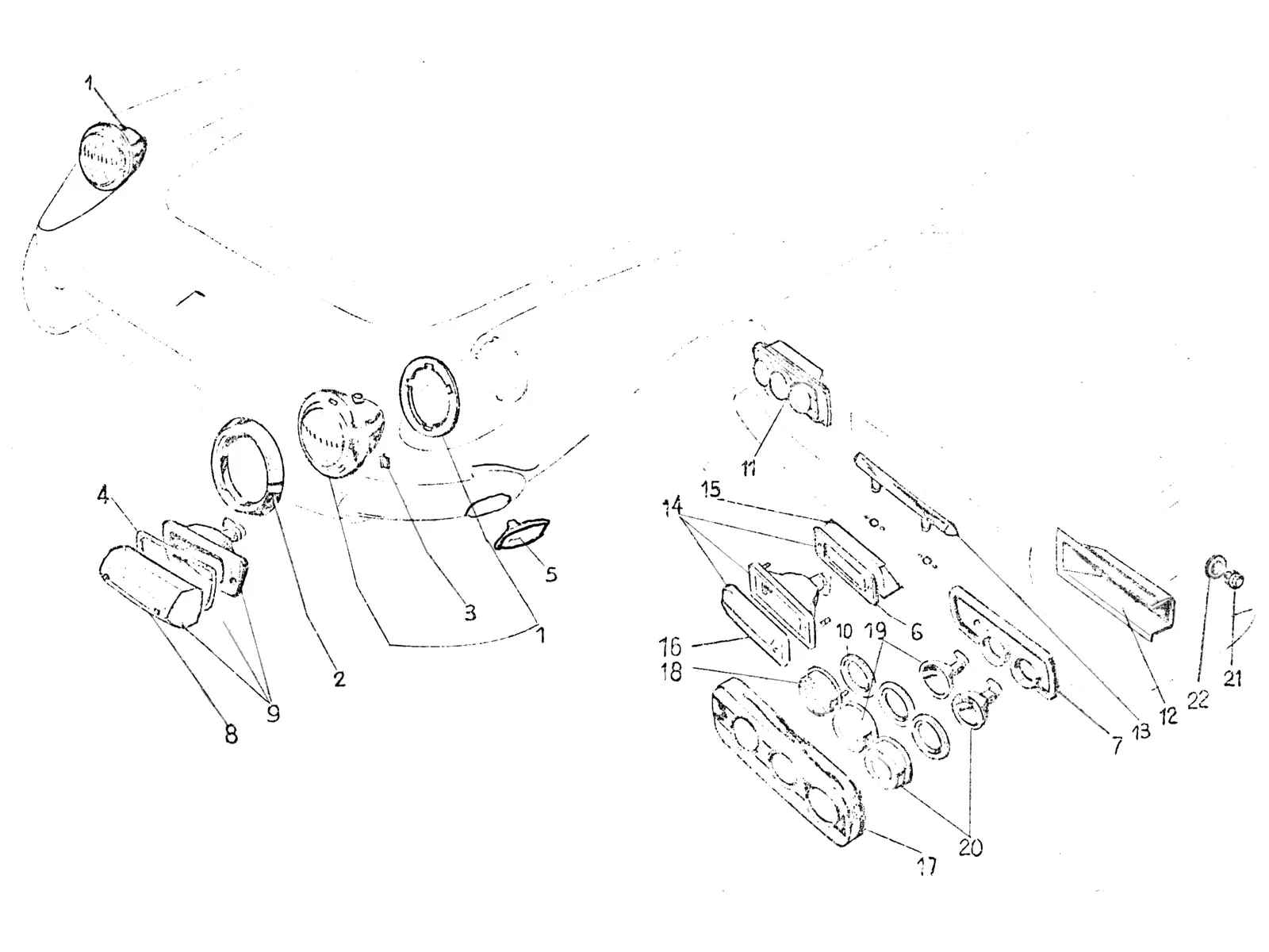 Front & Rear Light Components