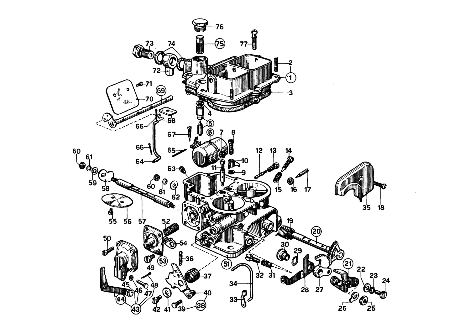 Weber 40 Df1/5 Carburettor