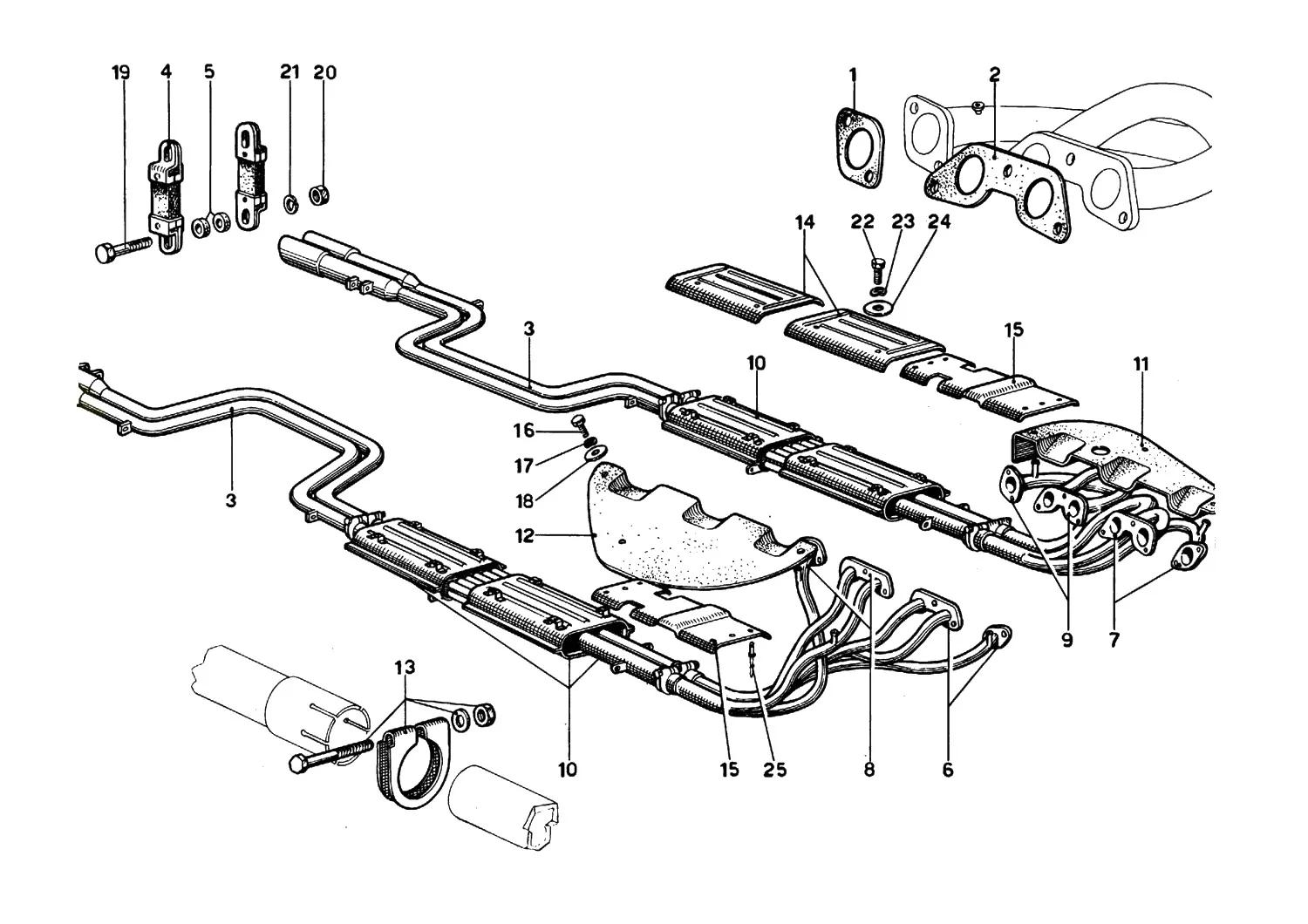 Exhaust Pipes Assembly