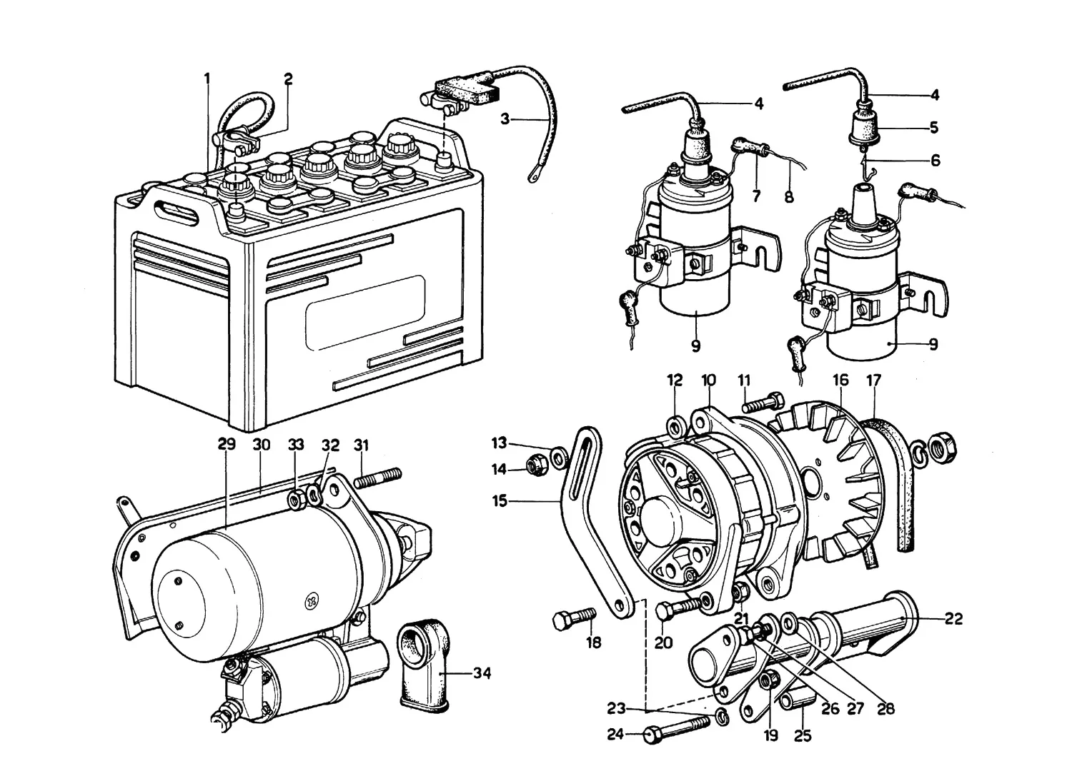 Generator Accumulator Coils & Starter