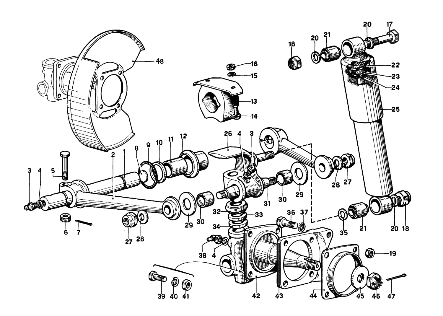 Front Wheel Suspension - Upper Arms