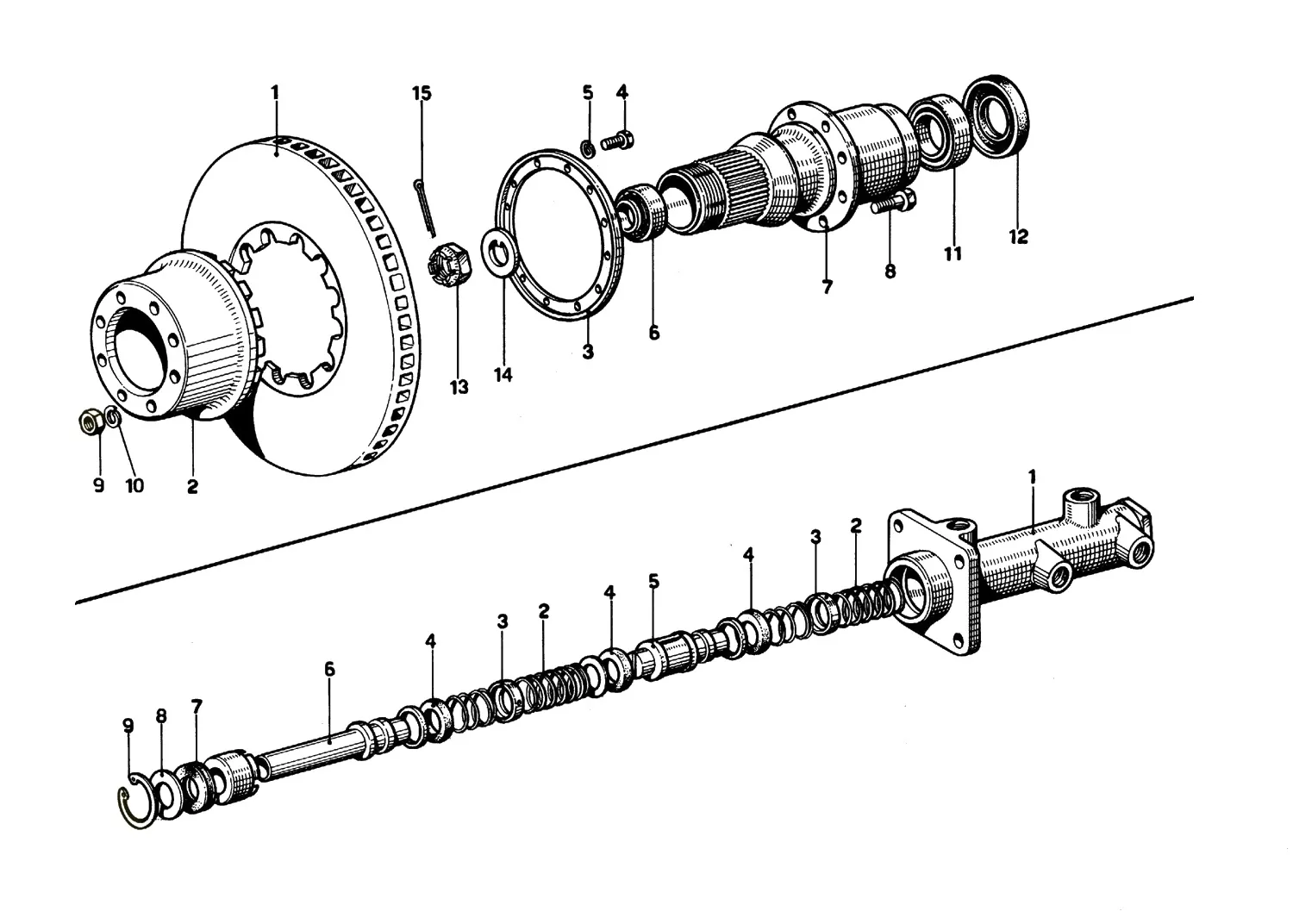 Front Brake Disc And Master-Cylinder