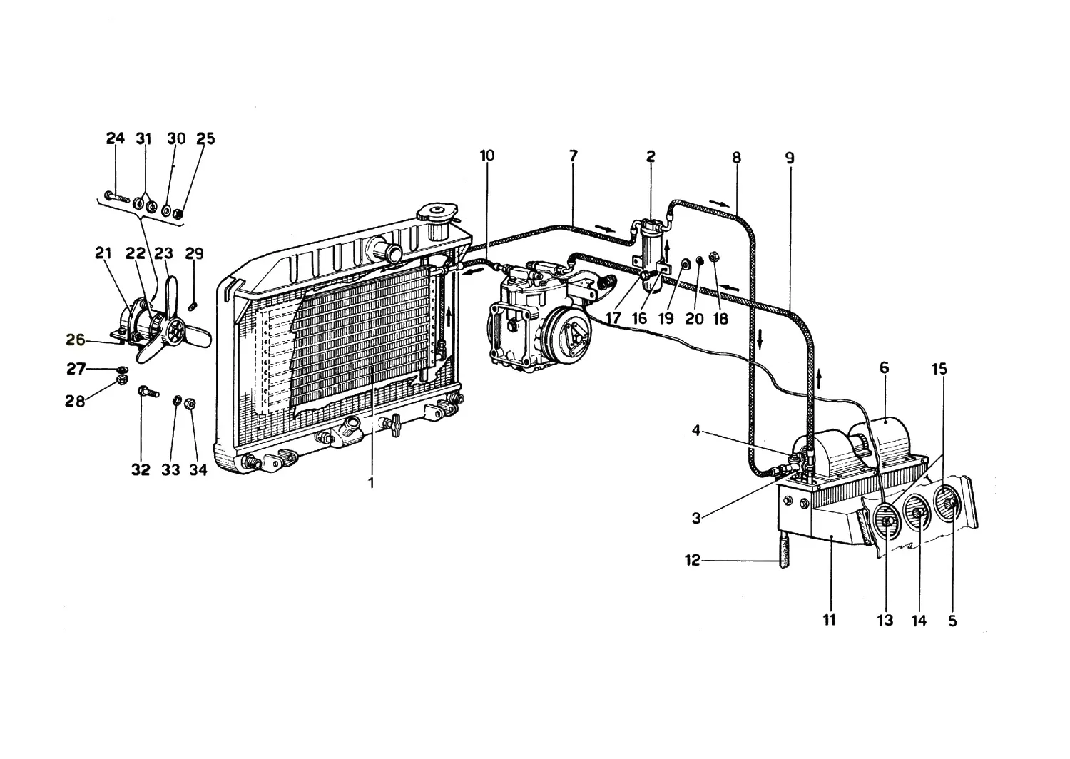 Air Conditioning Layout Scheme