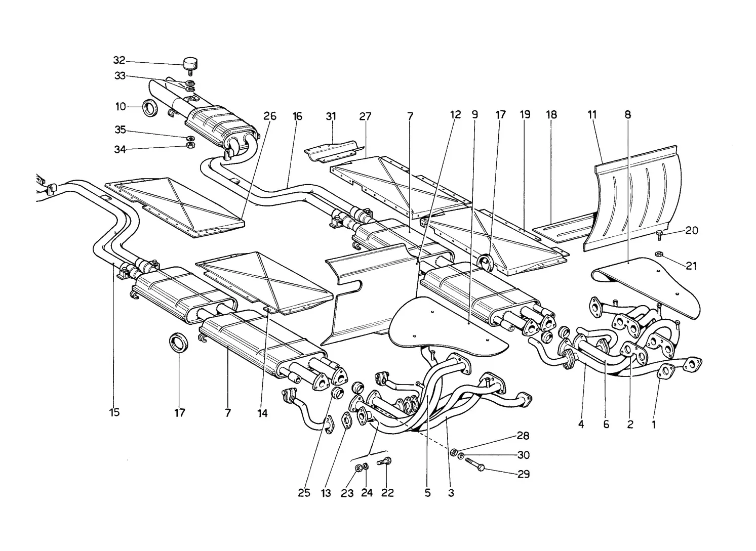 Exhaust Manifold And Piping