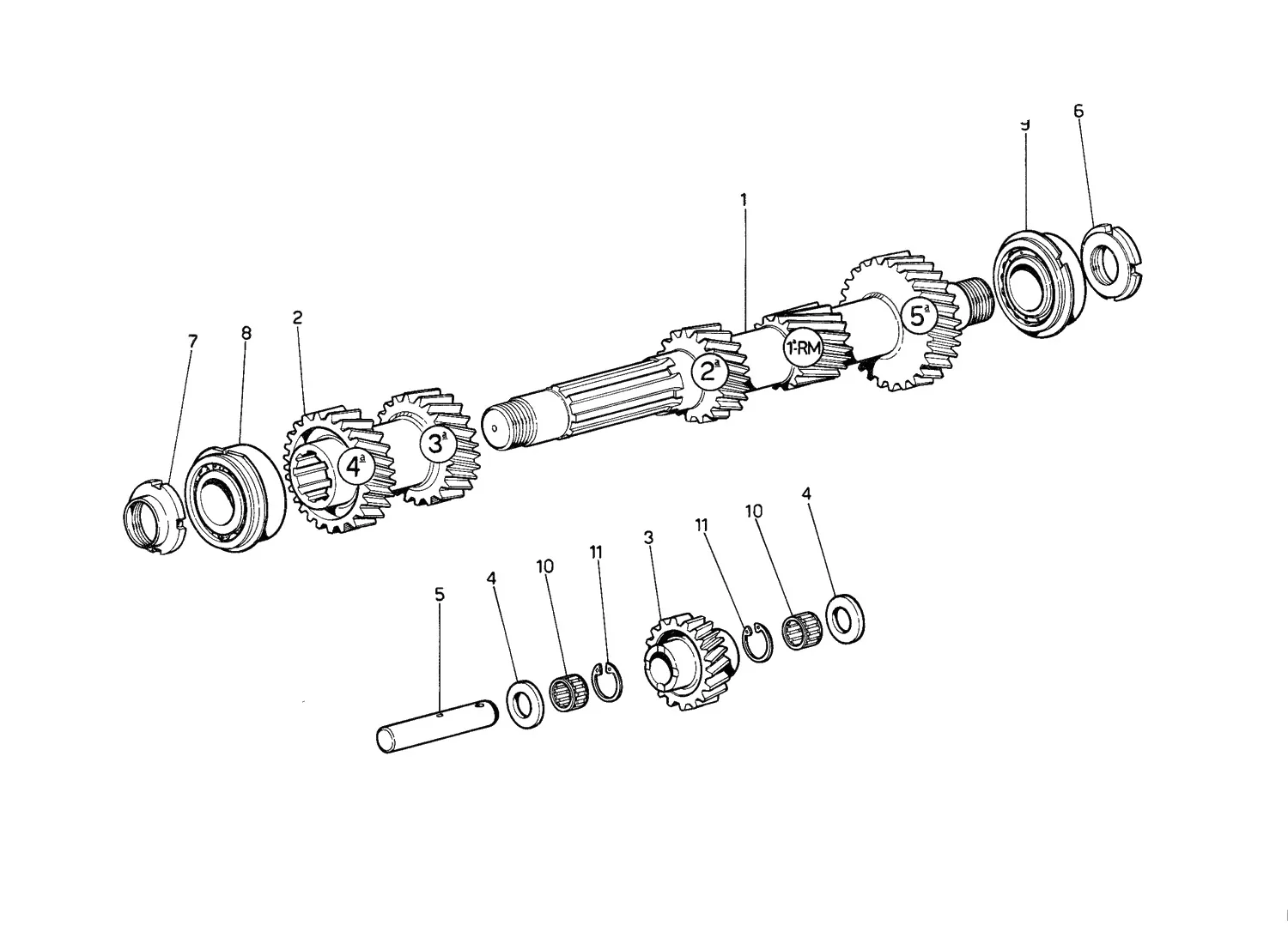 Main Shaft Gears