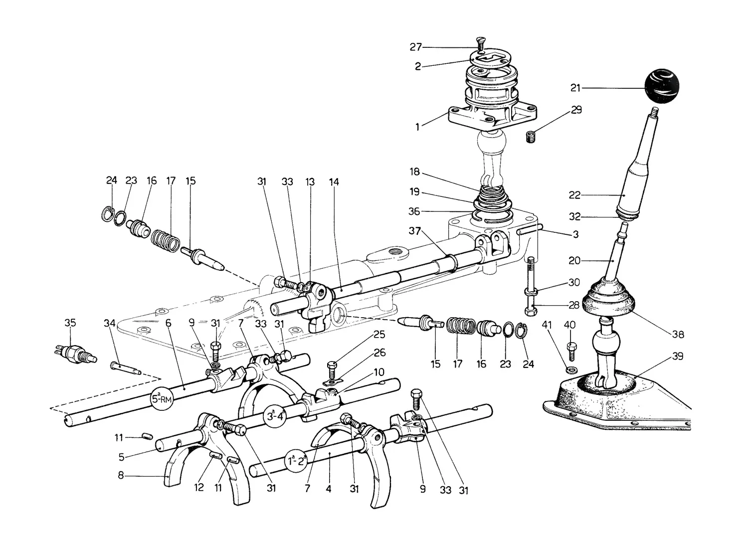 Gear Shift Outer And Inner Controls