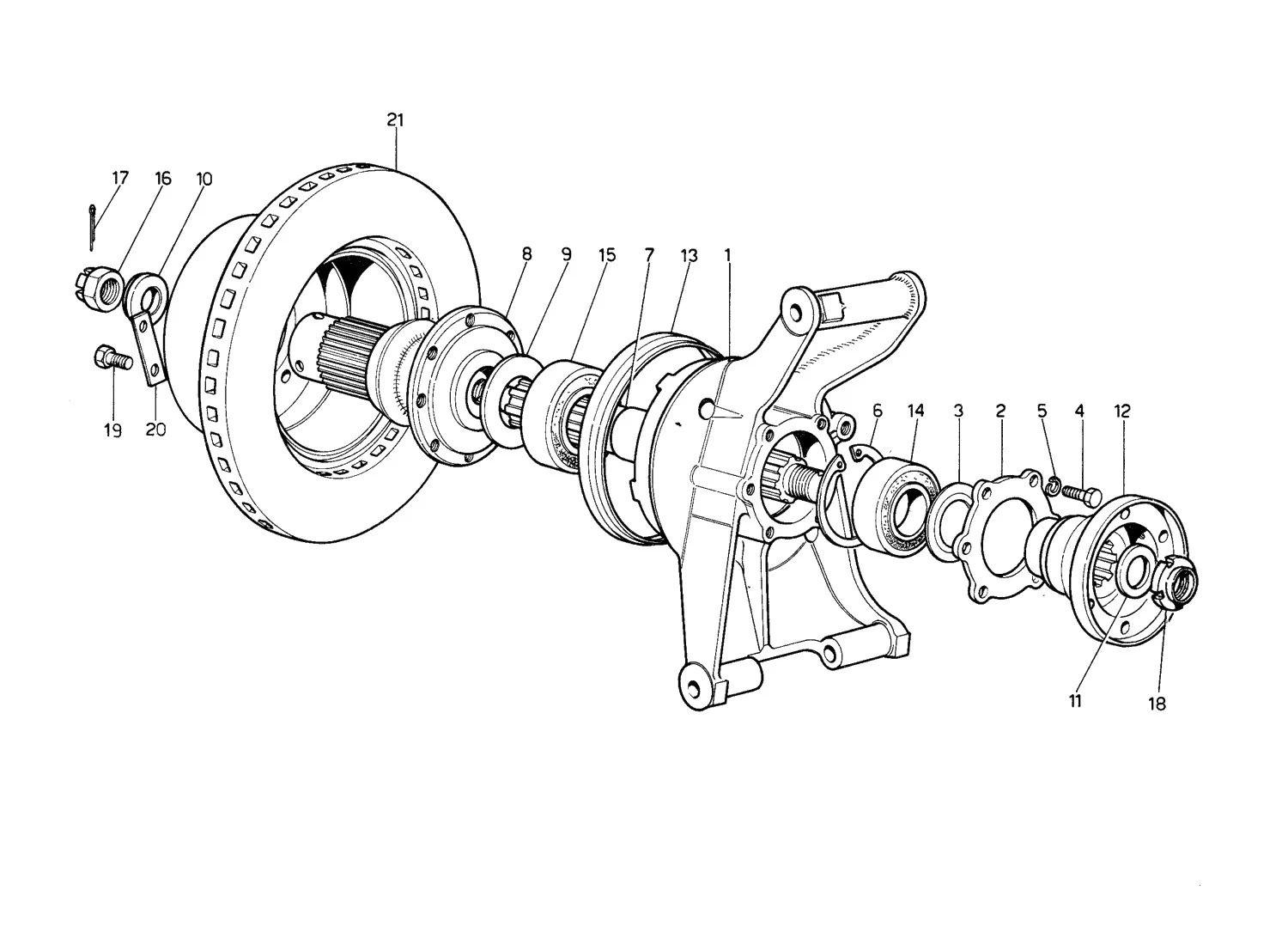 Rear Suspension And Brake Disc