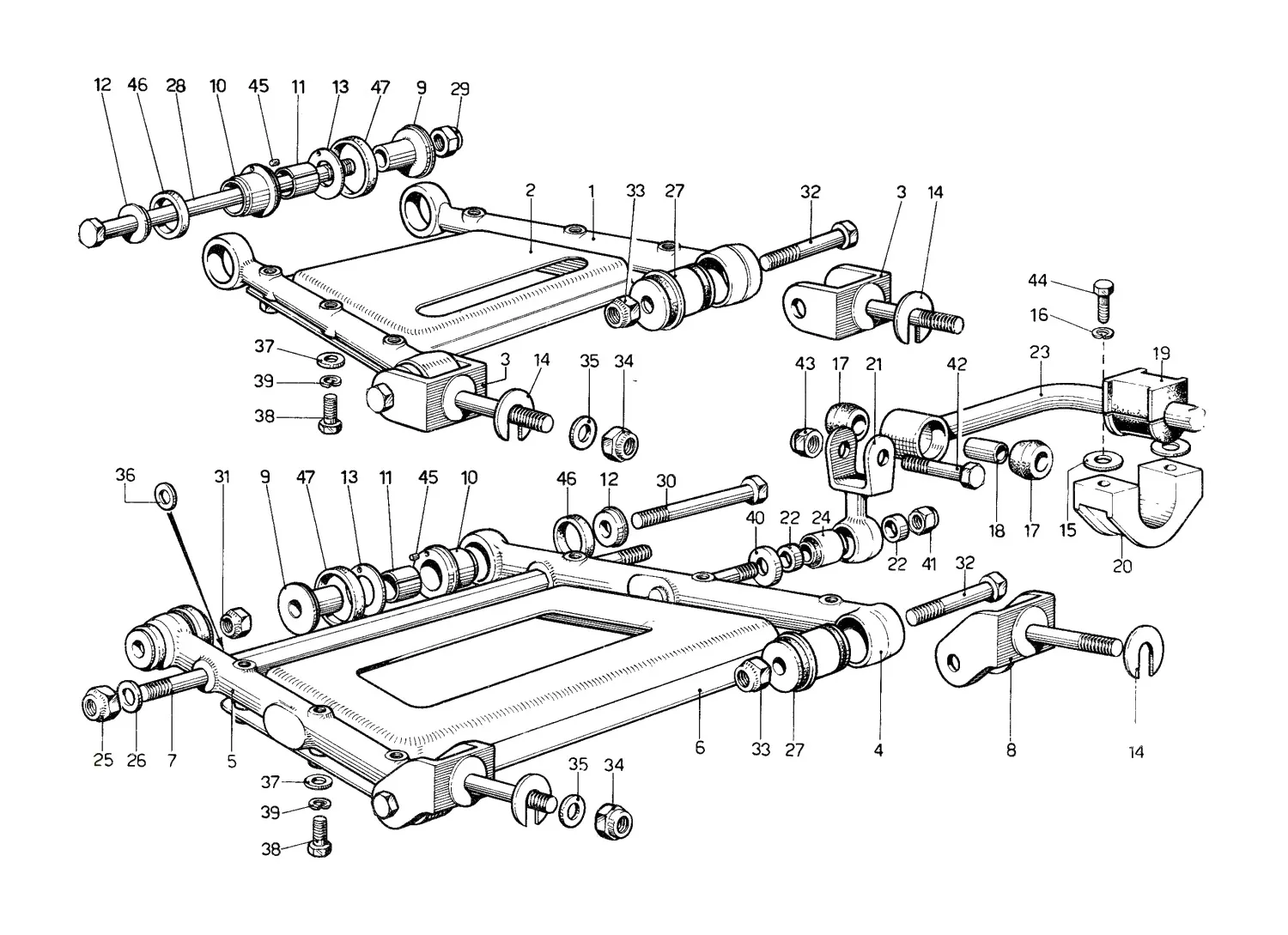 Rear Suspension - Wishbones