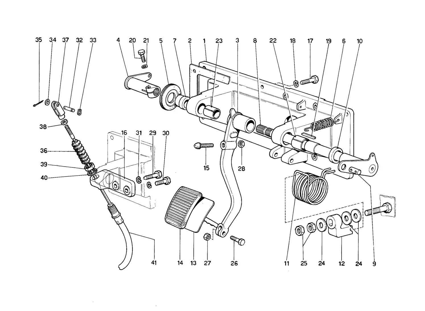 Pedal Board - Clutch Control (RHD Version)
