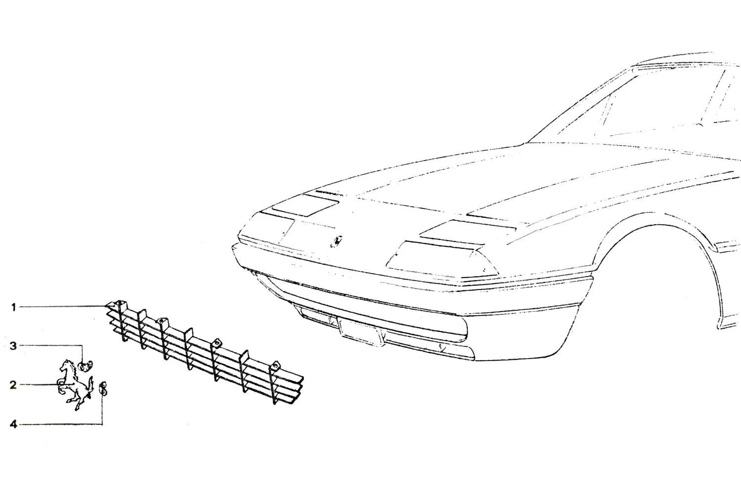 Radiator Grille Components