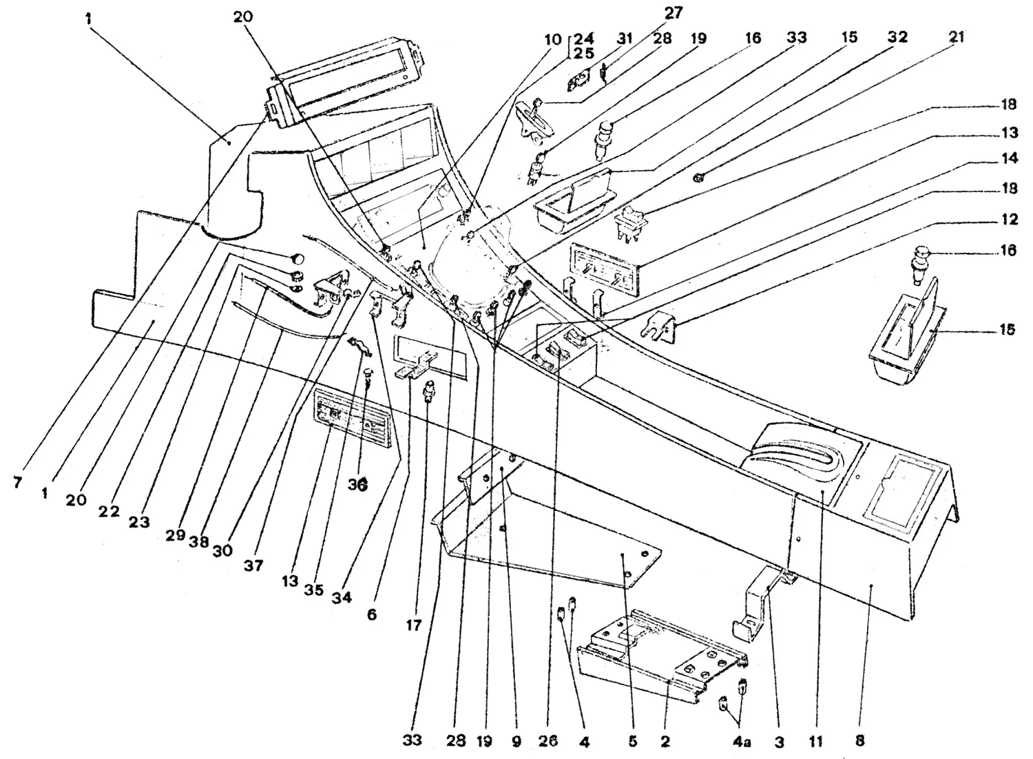 Central Console Components