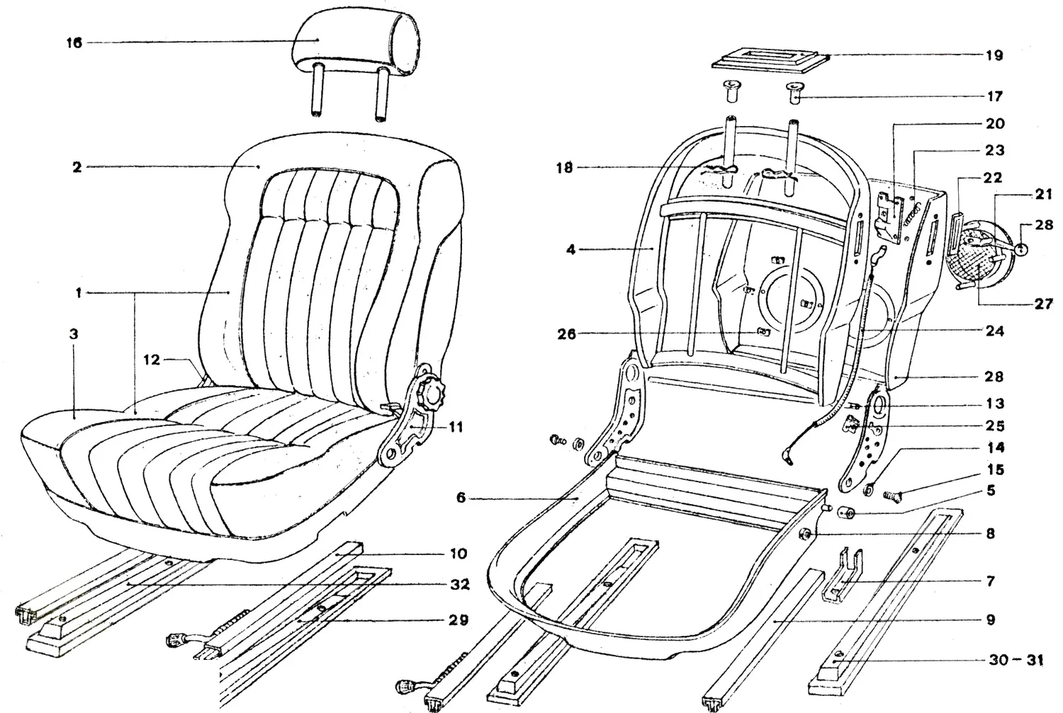 Front Seat Components