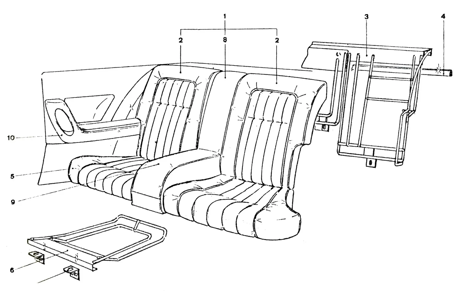 Rear Seat Components