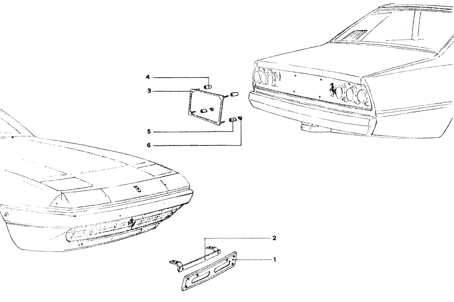 Number Plate Components