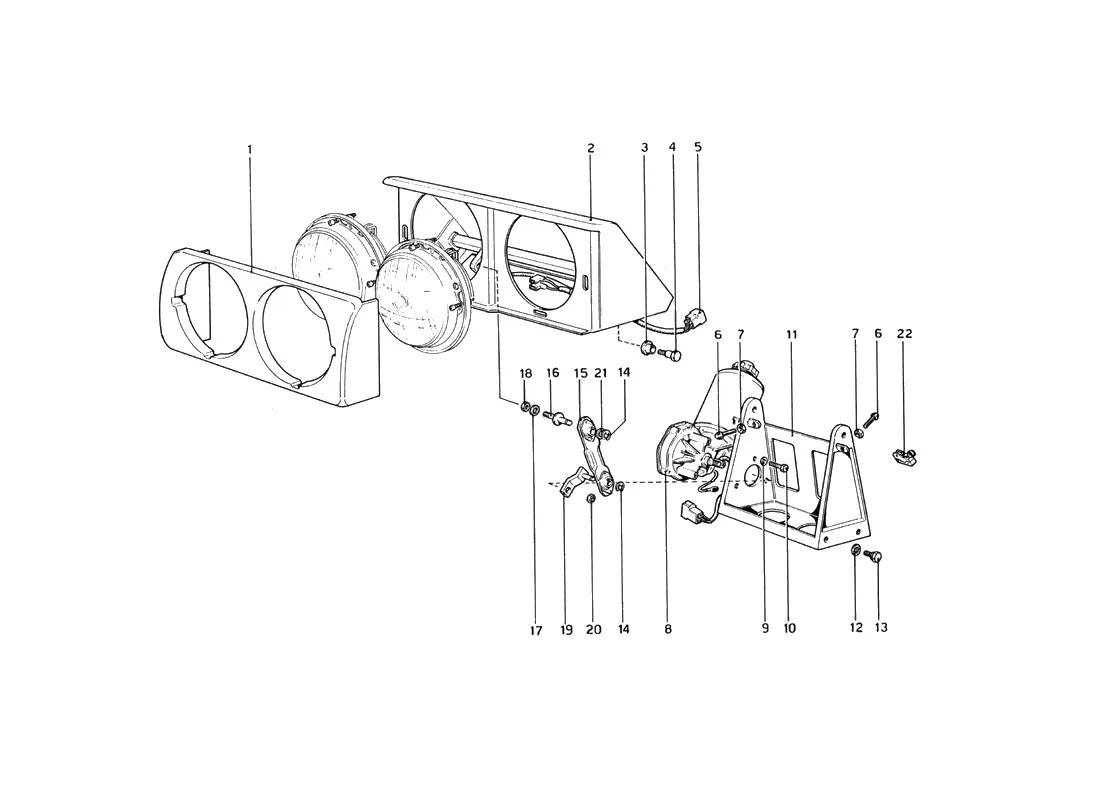 Headlight Lifting Device