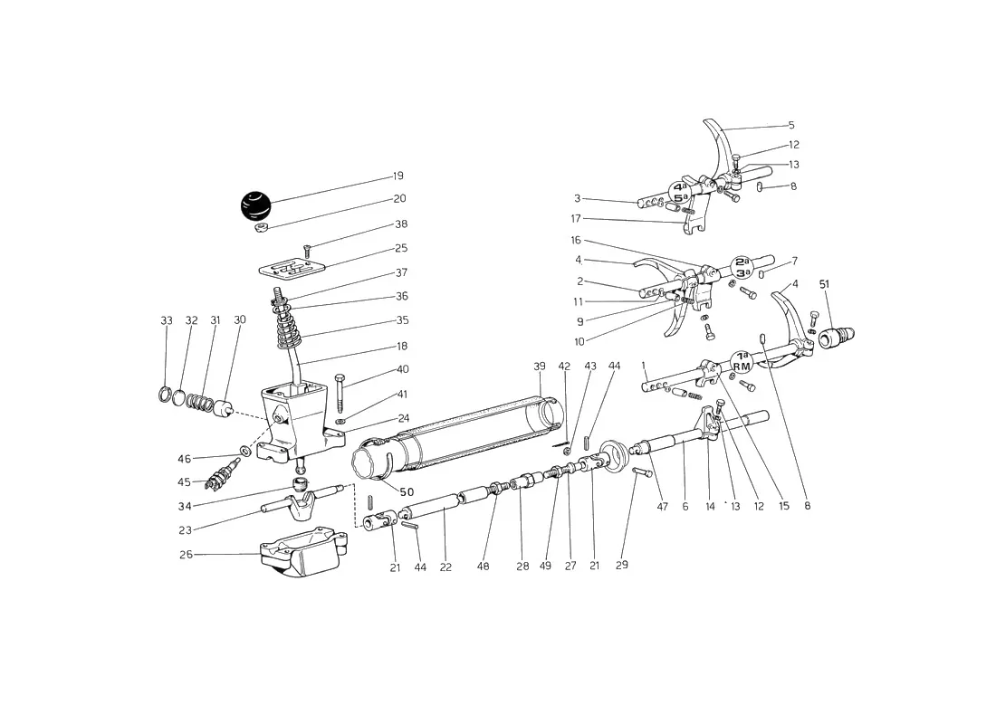 Gearbox Controls (From Car No. 17543 To 18821)