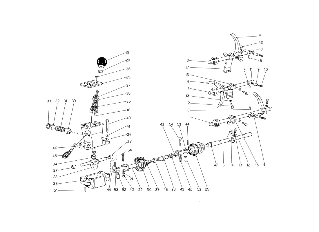 Gearbox Controls (From Car No. 18825)