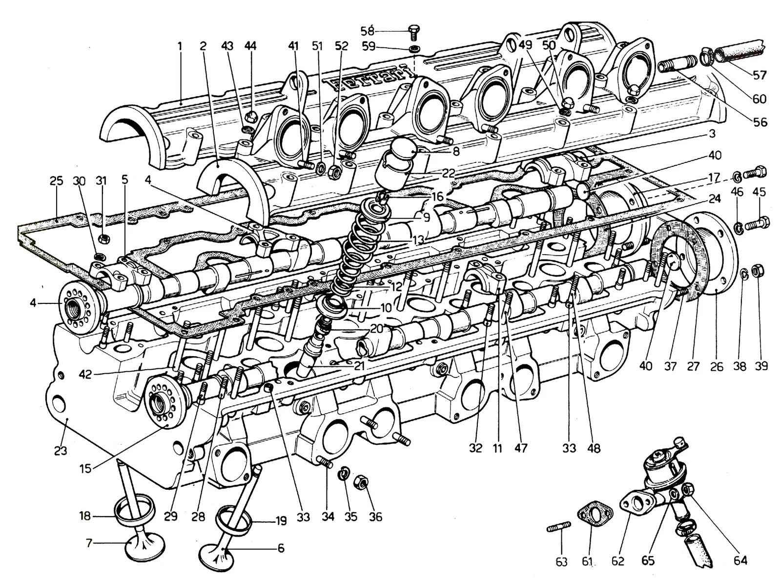 Cylinder Head Left - Revision Oct 1972
