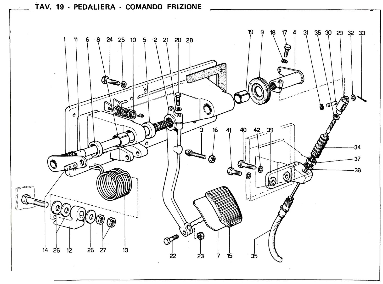 Clutch Pedal LHD