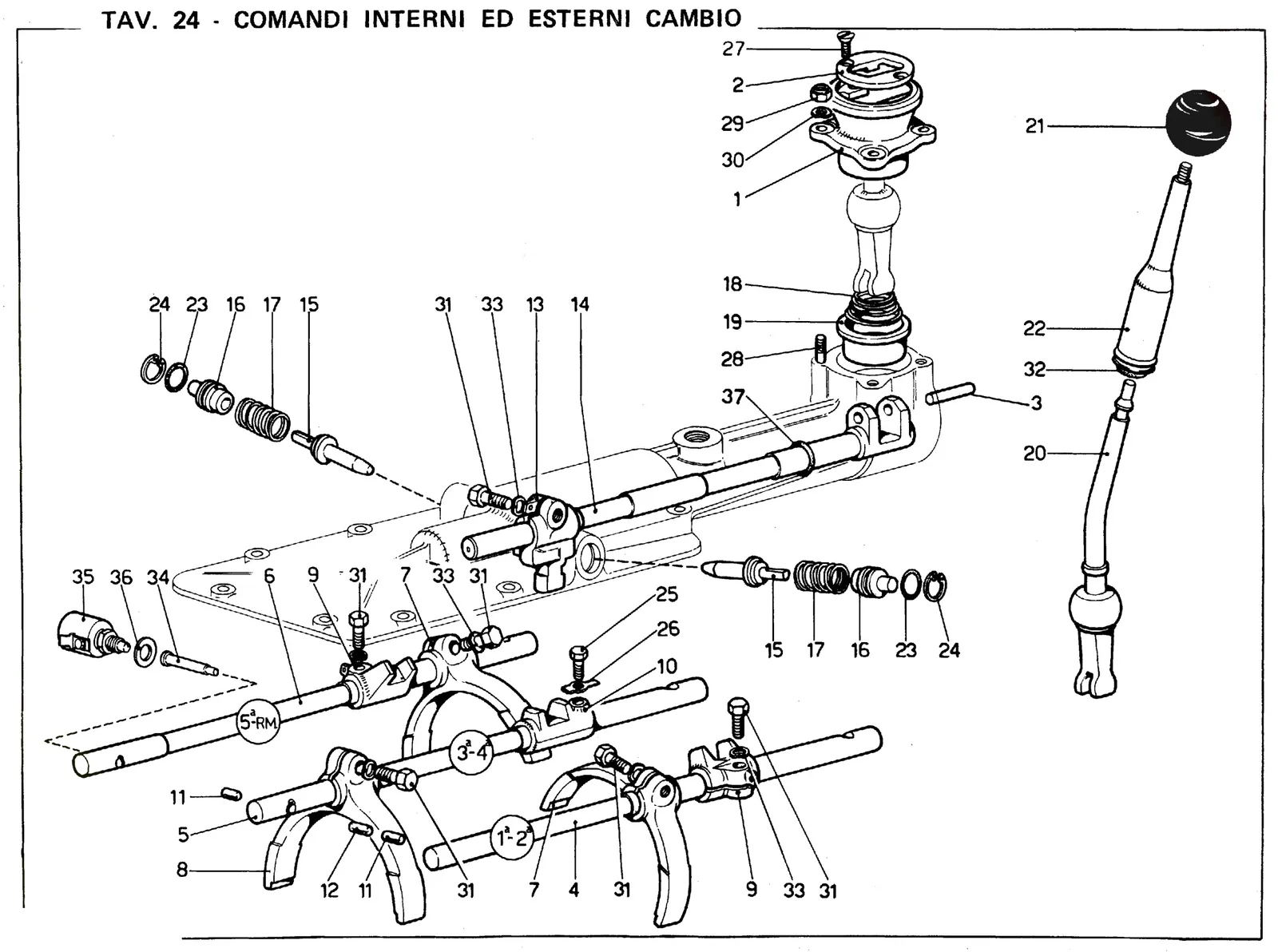 Gear Selector & Forks