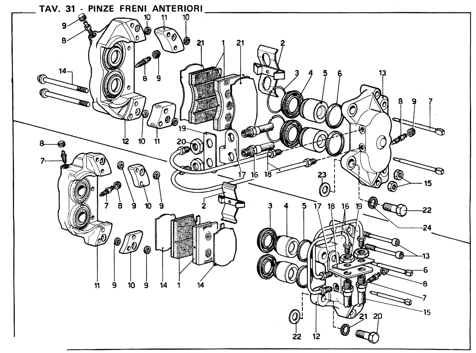 Front & Rear Brake Calipers
