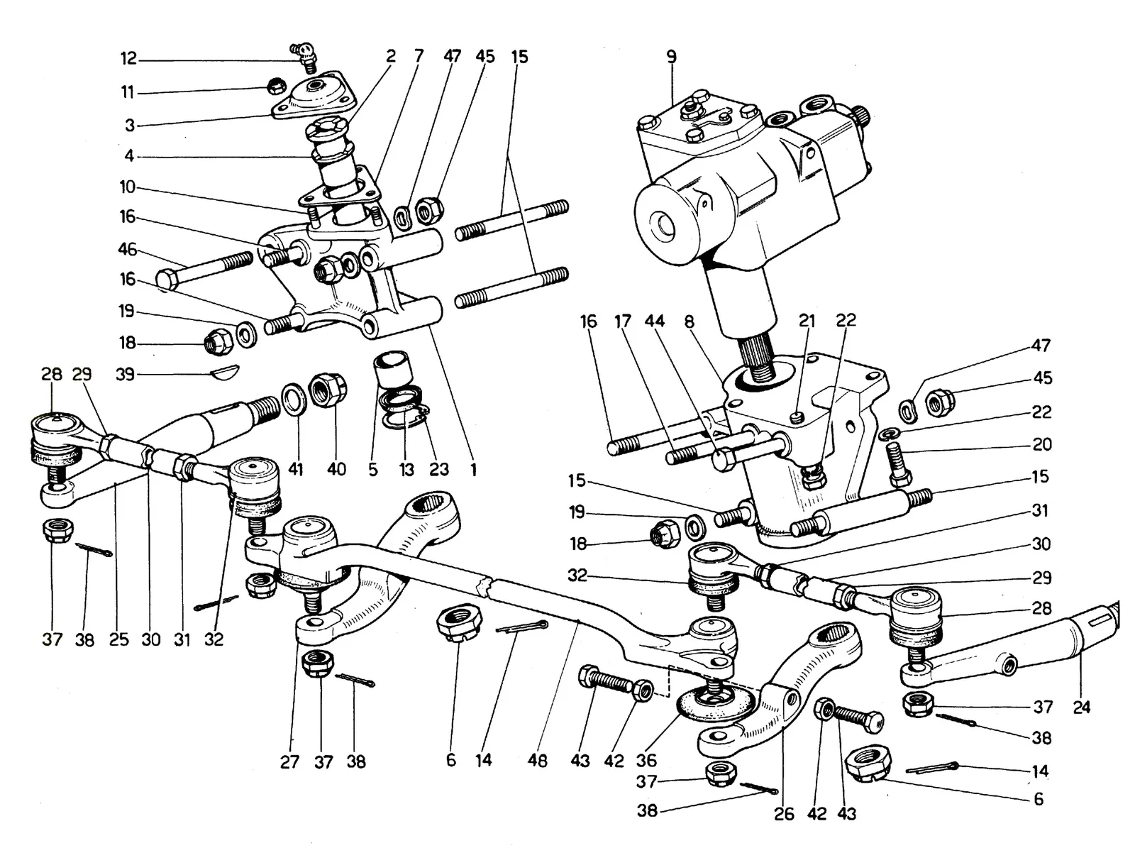 Steering Linkage - Revision Oct 1972