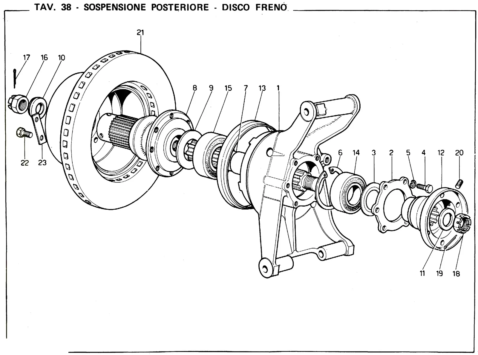 Rear Suspension & Brake Discs