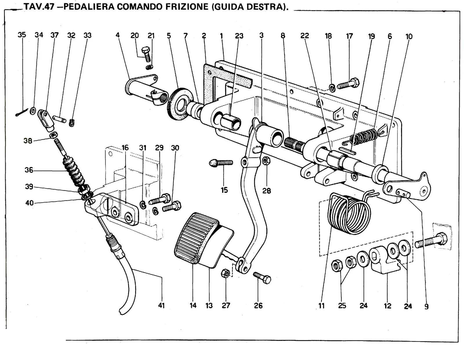 RHD Clutch Pedal