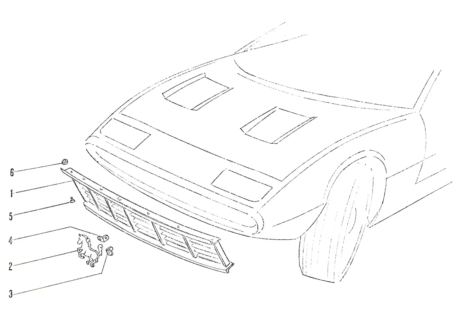 Radiator Grille Components