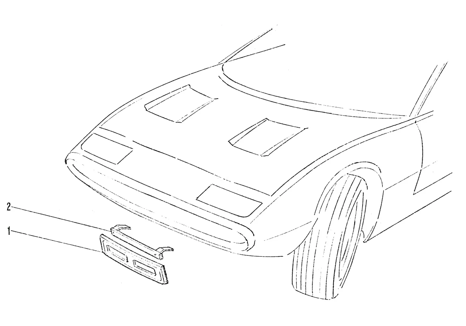 Front Number Plate Frame