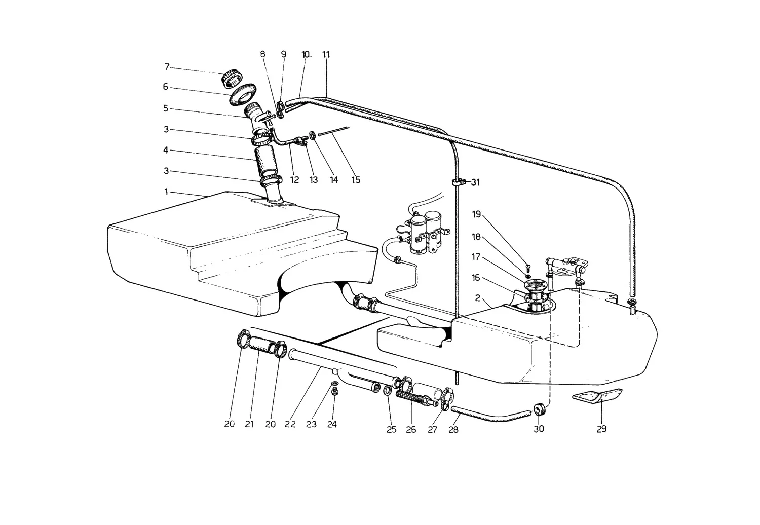 Fuel Tanks And Pipes