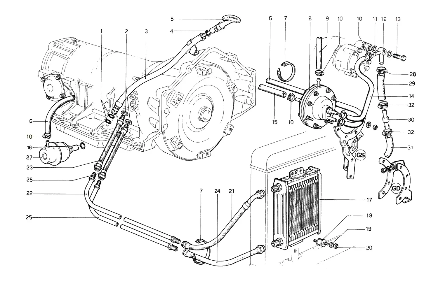 Vacuume Amplifying Valve And Oil Circuit (400 Automatic)