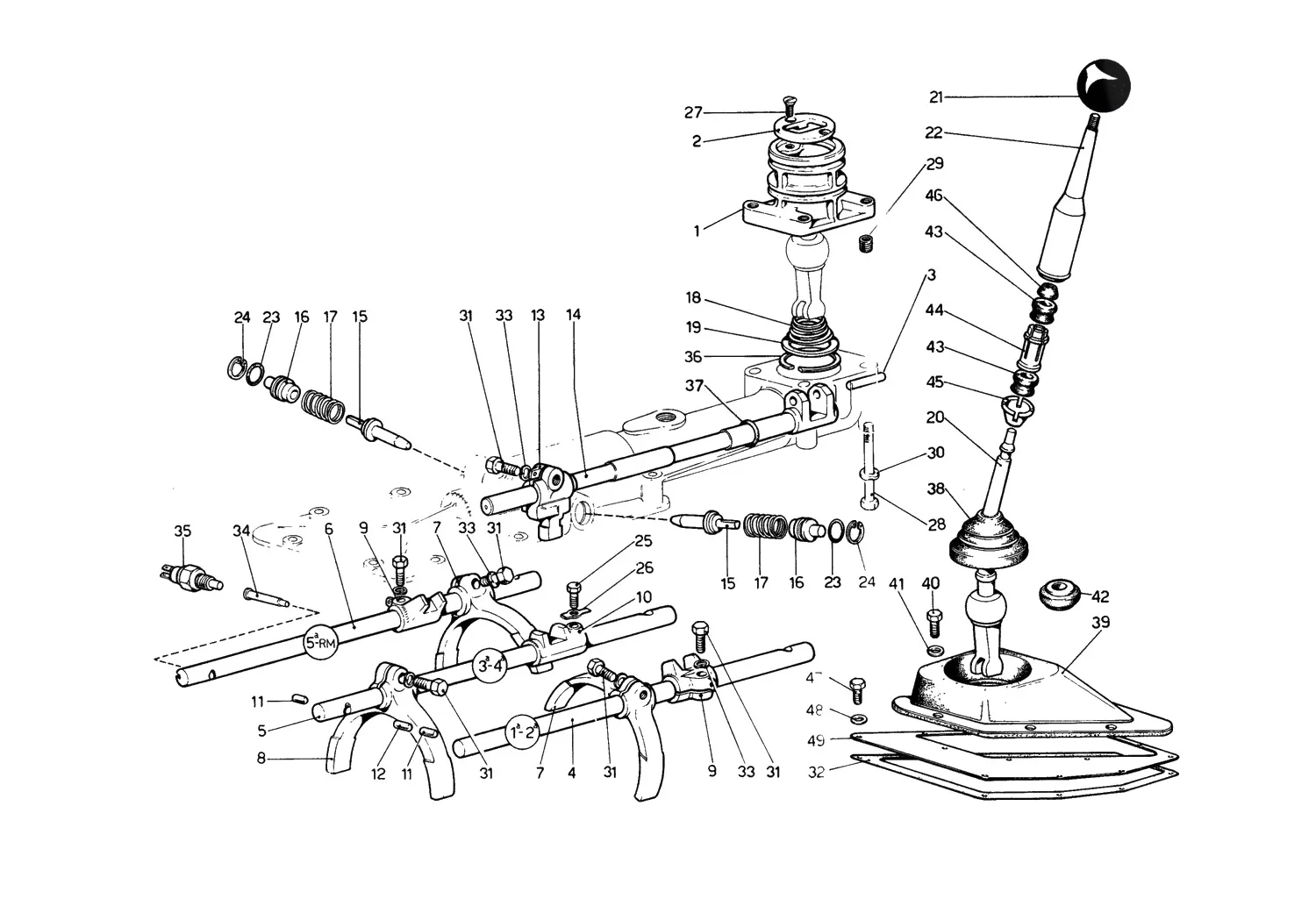 Inside Abd Outside Gearbox Controls (400 Gt)